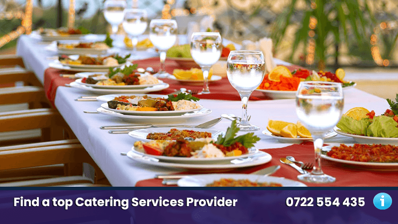 outside corporate private catering services nairobi kenya hire hiring